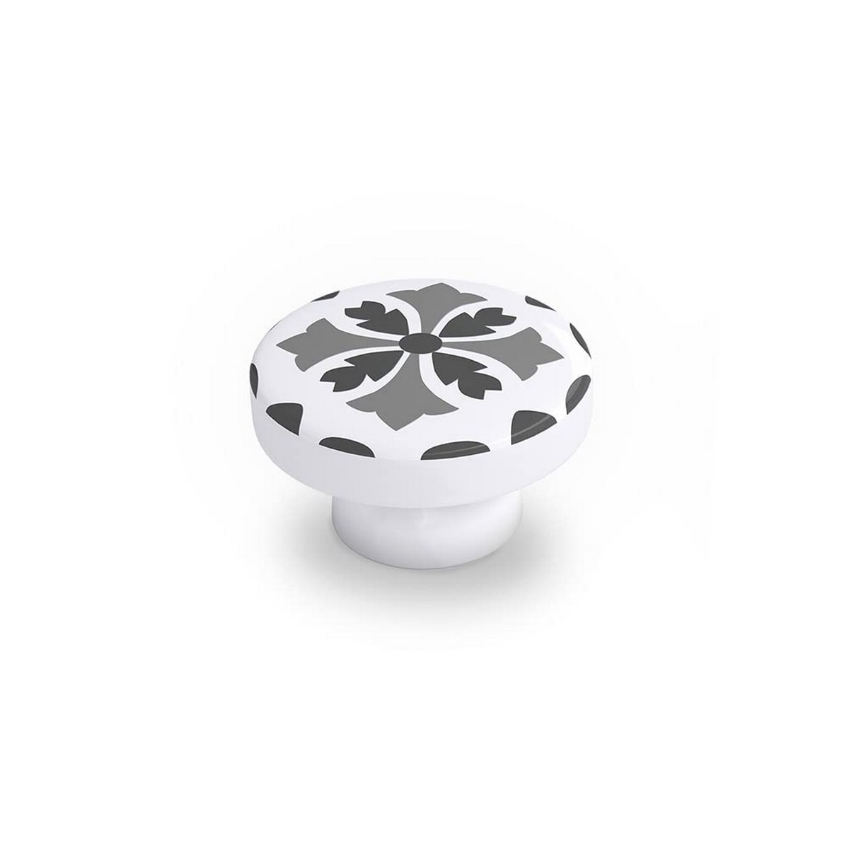 Dörrhandtag Rei Grå bokträ Ø 40 x 22 mm Rund 4 Delar - 2