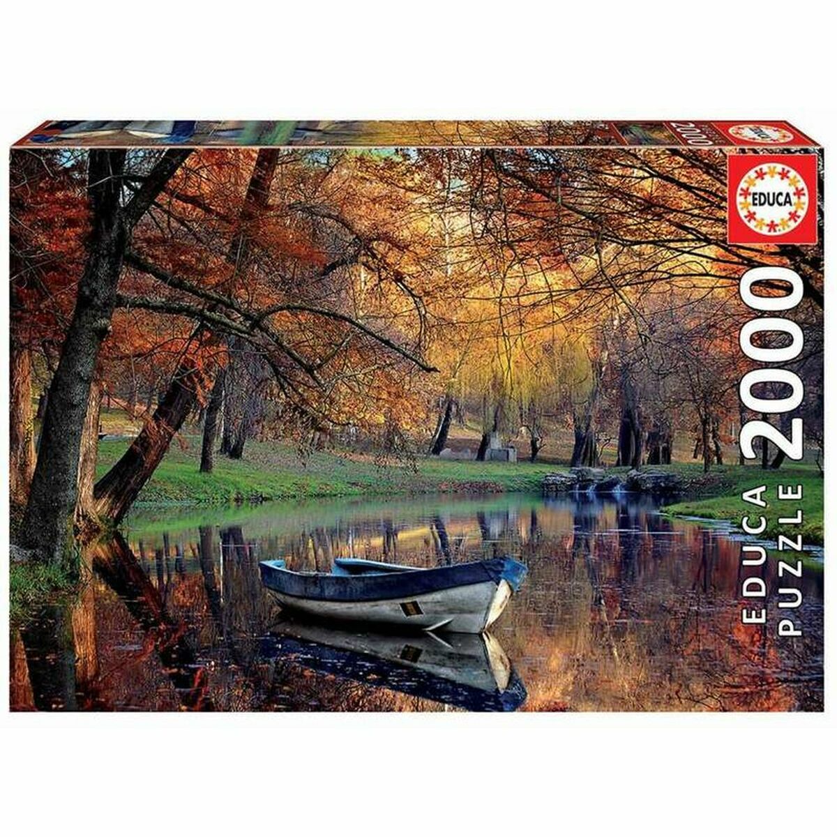 Pussel Educa Boat on the Lake 2000 pcs