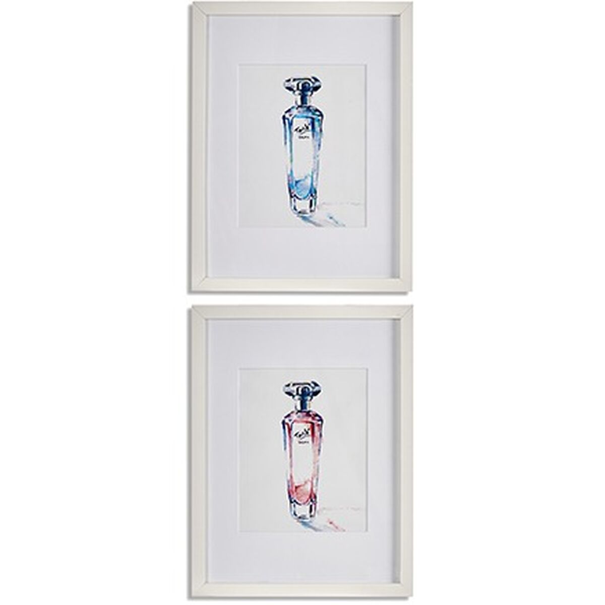 Tavla Gift Decor Gul Blå Vit Röd Papp spånskiva Parfym 33 x 3 x 43 cm (6 antal) - 5