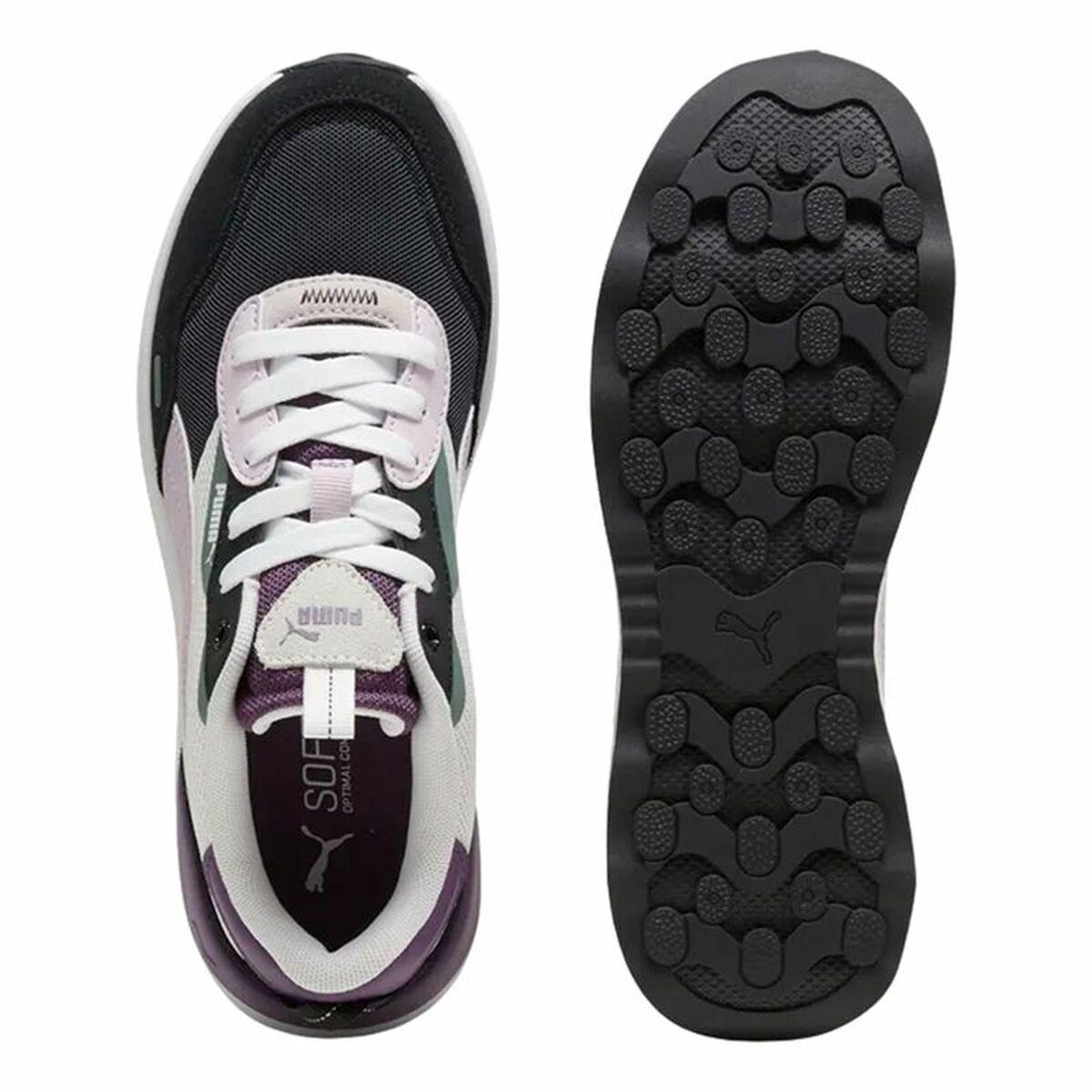 Gymnastiksko, Dam Puma Runtamed Platform Strong Grå - 3