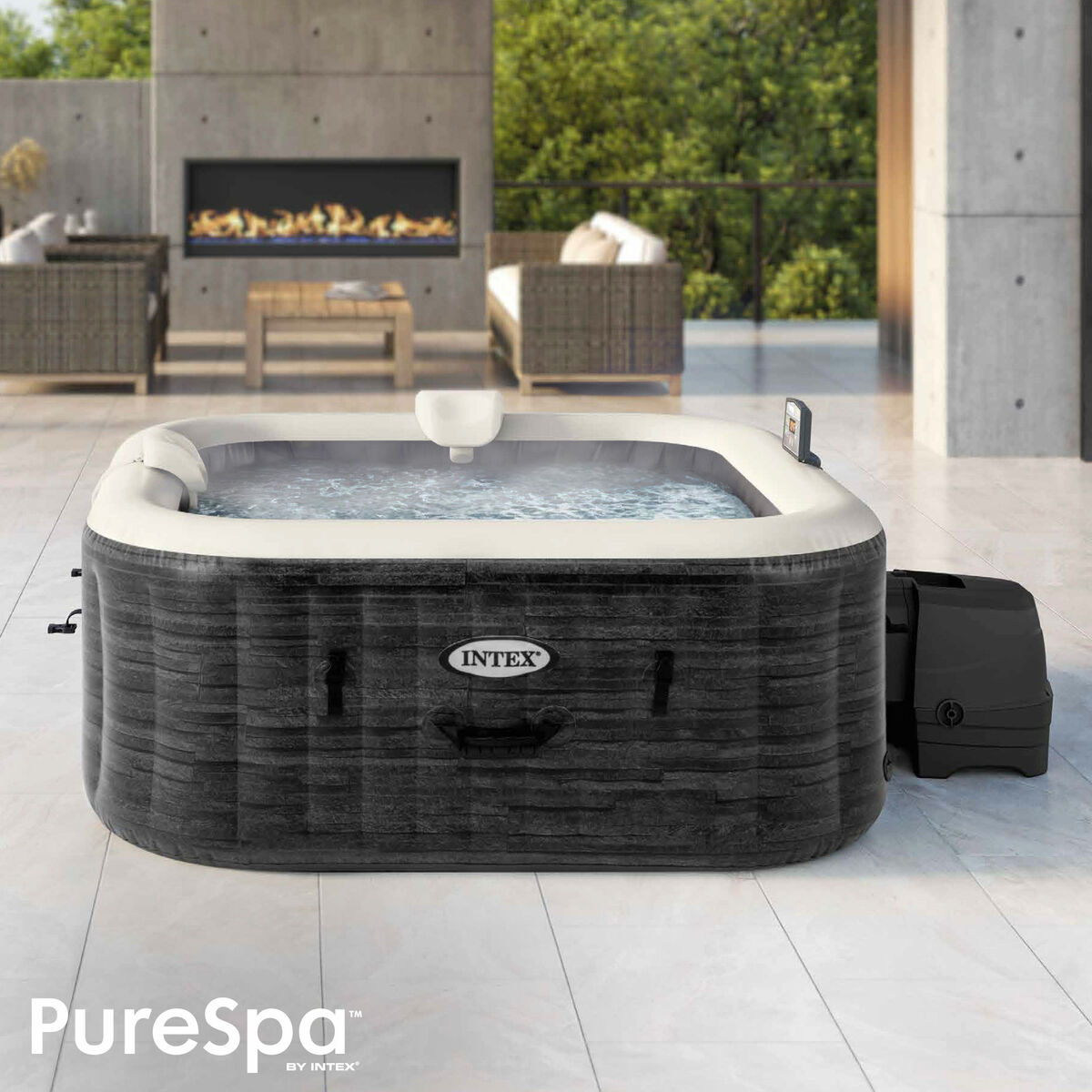Uppblåsbart spa Intex 4 personer 795 L - 2