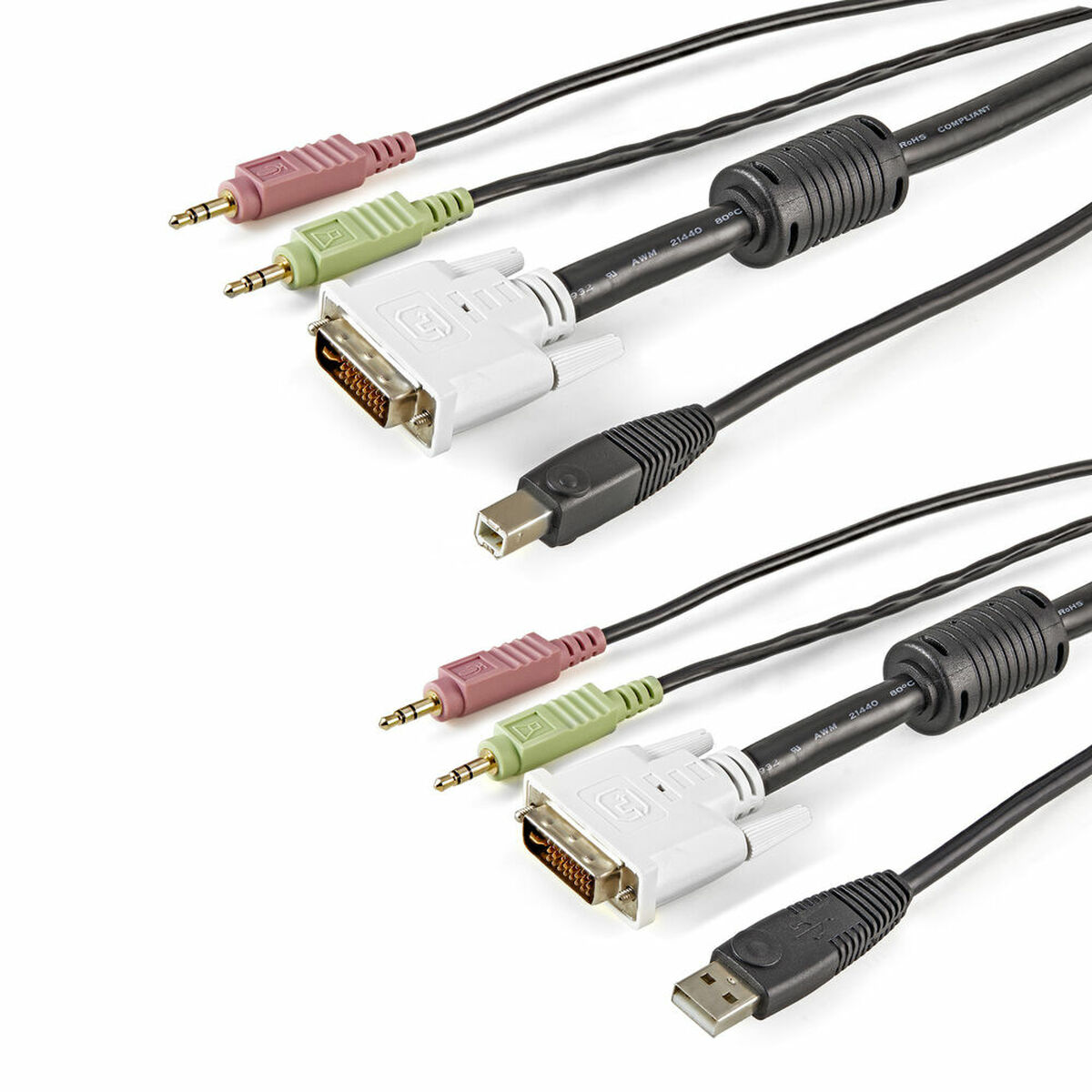 KVM-Brytare Startech ZYP2E 1,8 m - 2