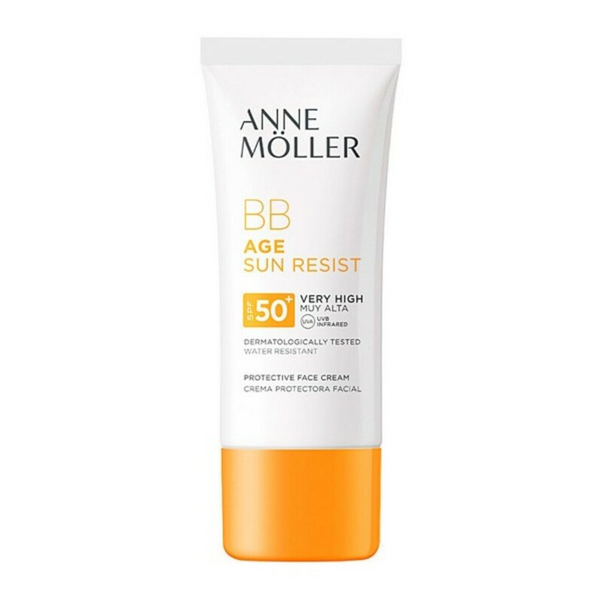 Fuktgivande ansiktskräm Âge Sun Rerist BB Cream Anne Möller SPF	50+ (50 ml)