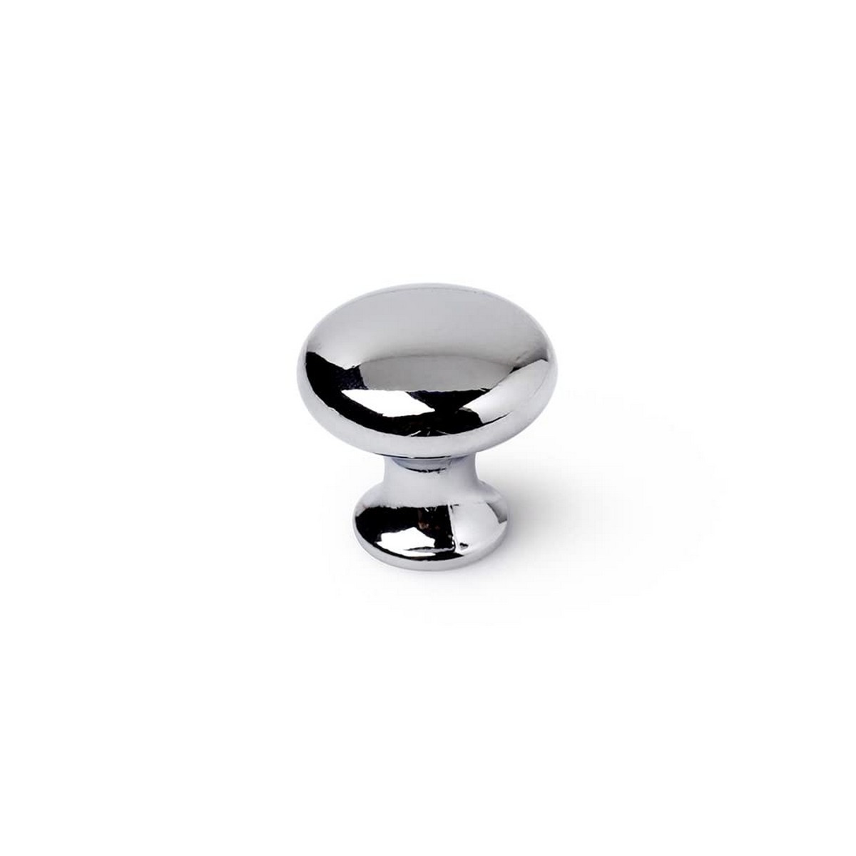 Dörrhandtag Rei Metall Kromad Ø 25 x 24 mm Blankfinish 4 Delar - 2