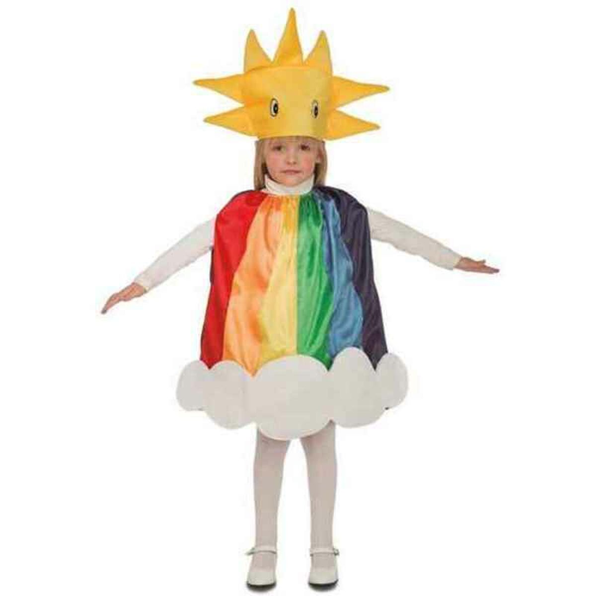 Maskeraddräkt för barn Rainbow 5-6 år - 2