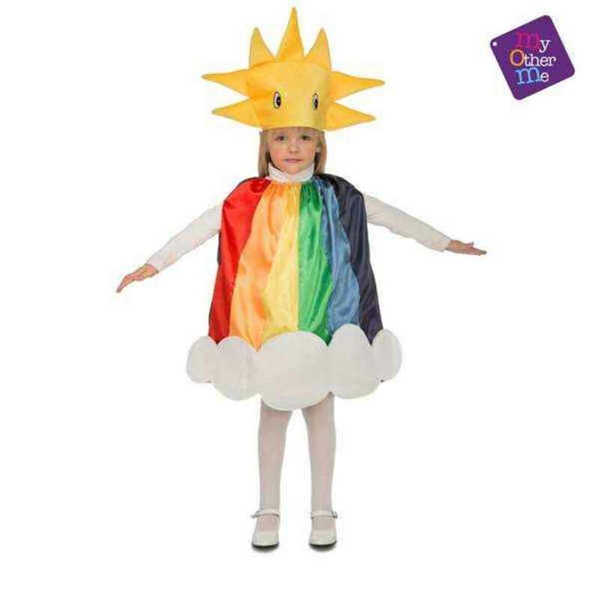 Maskeraddräkt för barn Rainbow 5-6 år