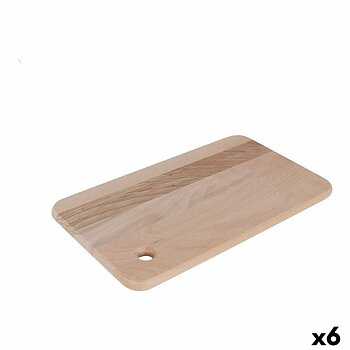 Skärbräda Quttin Quttin Brun Trä 37 x 22 cm (6 antal)