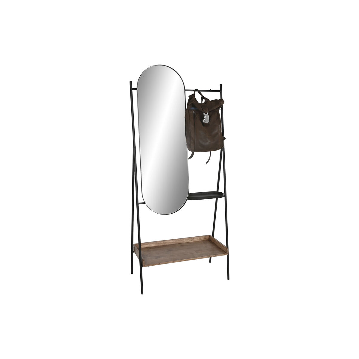 Mottagare Home ESPRIT Svart Naturell 80 x 41 x 183 cm - 7