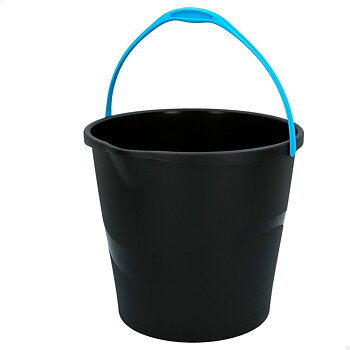 Spann med handtag Colorbaby Svart 10 L 29,5 x 26 x 28,5 cm (6 antal)