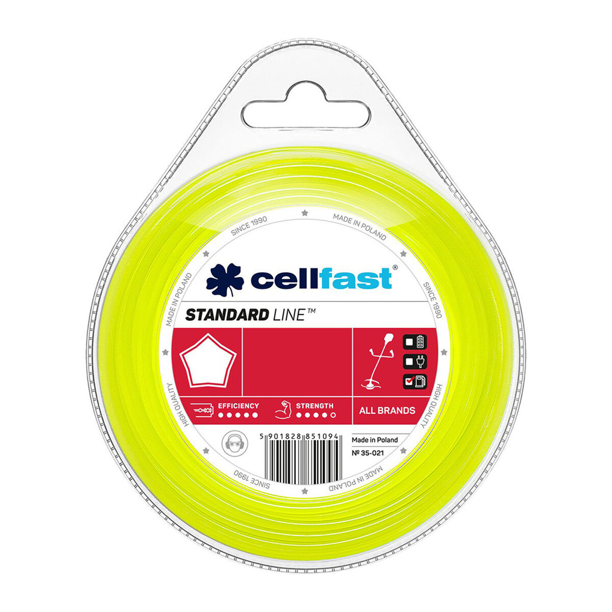 Tråd till trimmer Cellfast 15 m 2,7 mm