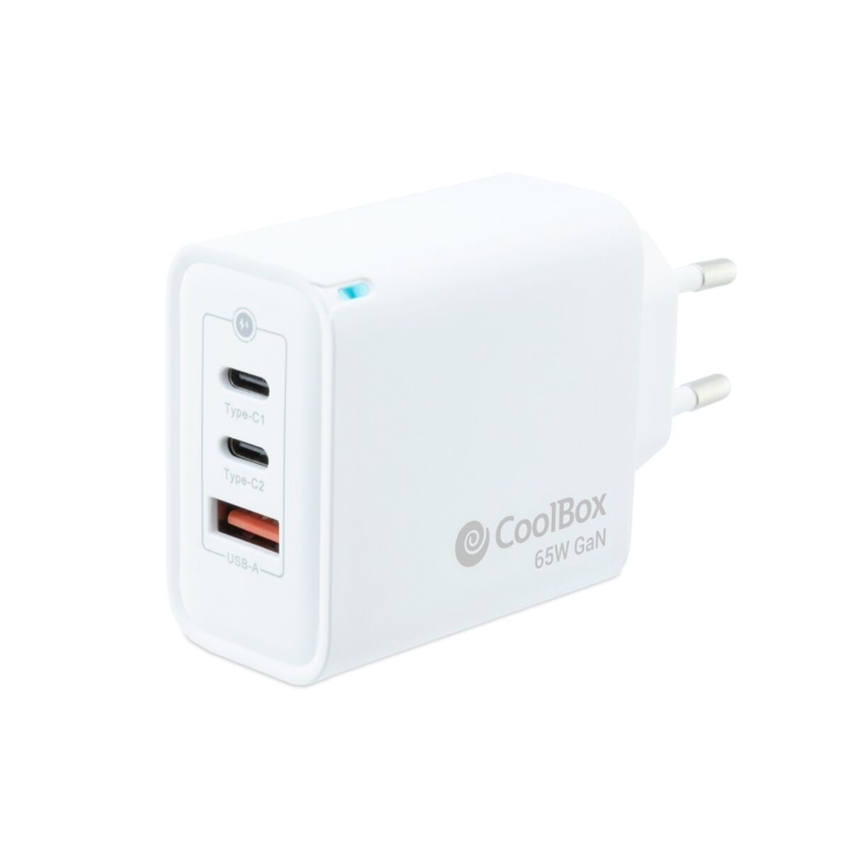 Väggladdare CoolBox LBP246DW 65 W Vit