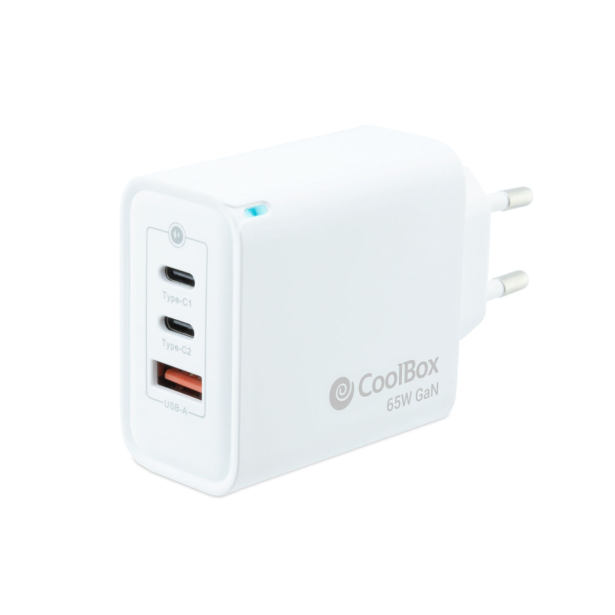 Väggladdare CoolBox LBP246DW 65 W Vit - 2