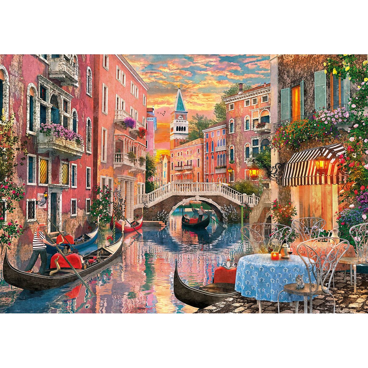 Pussel Clementoni Venice Evening Sunset (6000 Delar) - 7