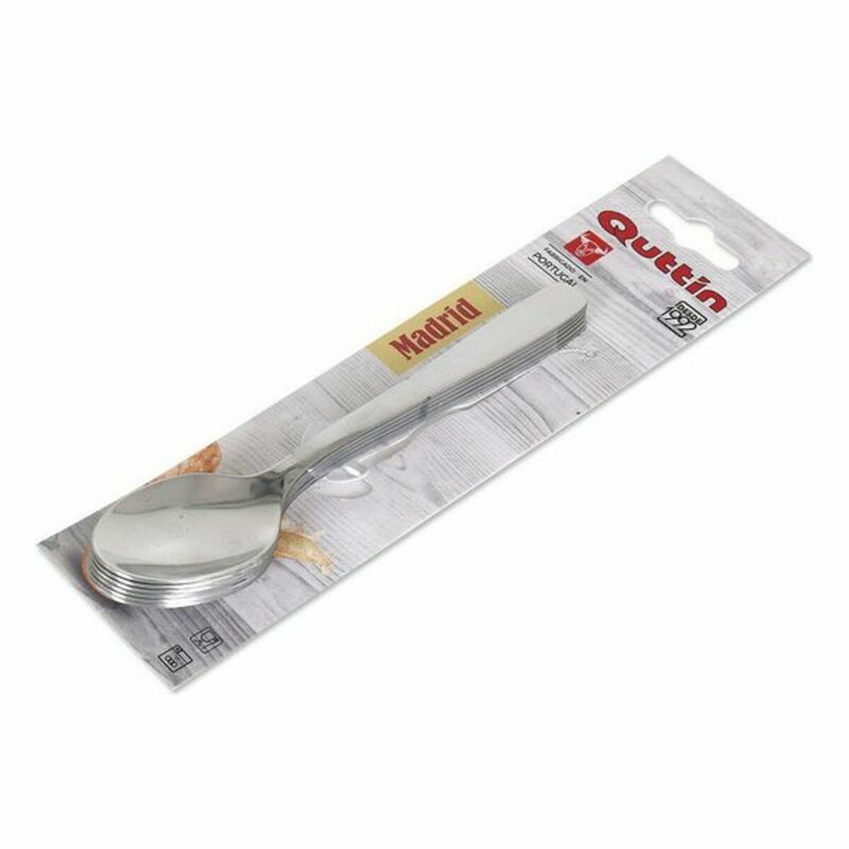 Dessertskedssats Quttin Madrid (6 pcs) 6 Delar (12 antal) - 2