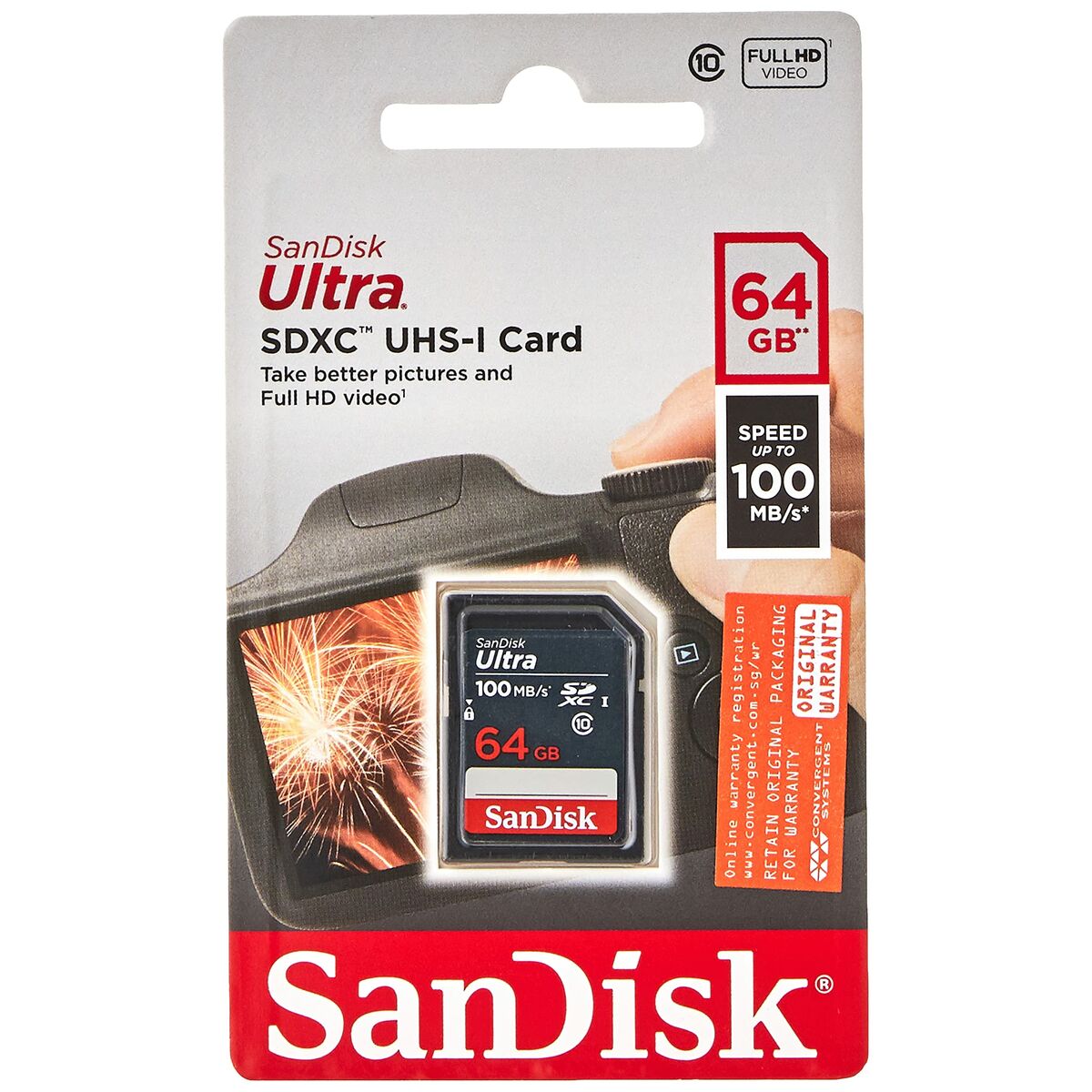 SDXC Minneskort SanDisk Ultra 64 GB - 3