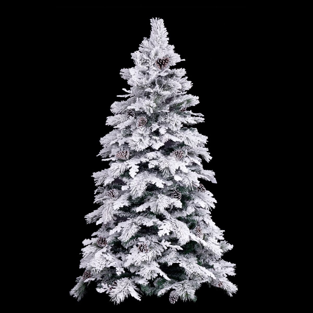 Julgran Vit Grön PVC Metall Polyetylen 210 cm - 2
