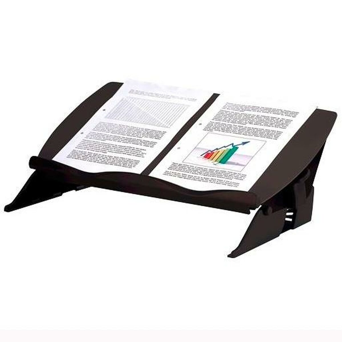 Hållare Fellowes Easy Glide Stöd Multifunktion Svart Grå 22,6 x 57,5 x 38 cm - 9
