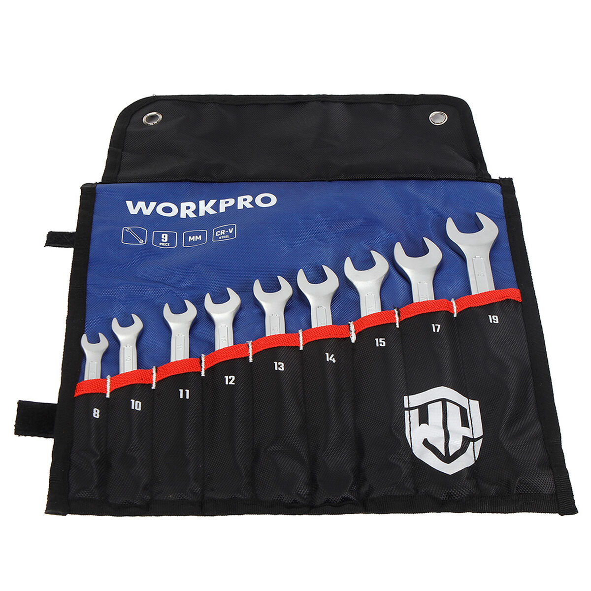 Set med kombinationsnycklar Workpro 9 Delar - 4