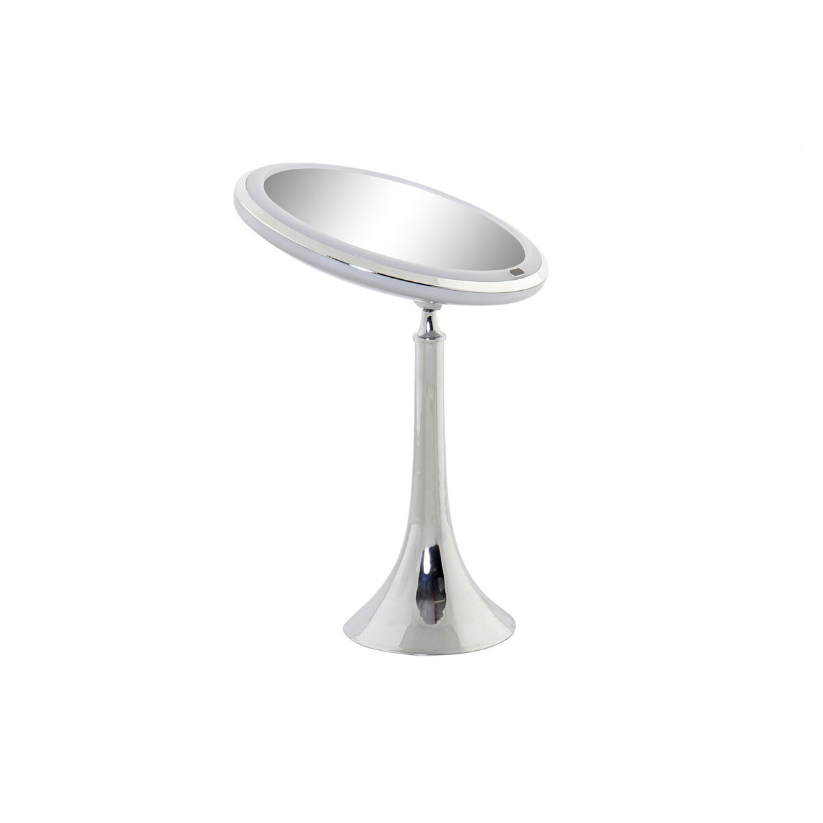 Förstorande Spegel med LED DKD Home Decor Silvrig Metall 20 x 11 x 37 cm - 6