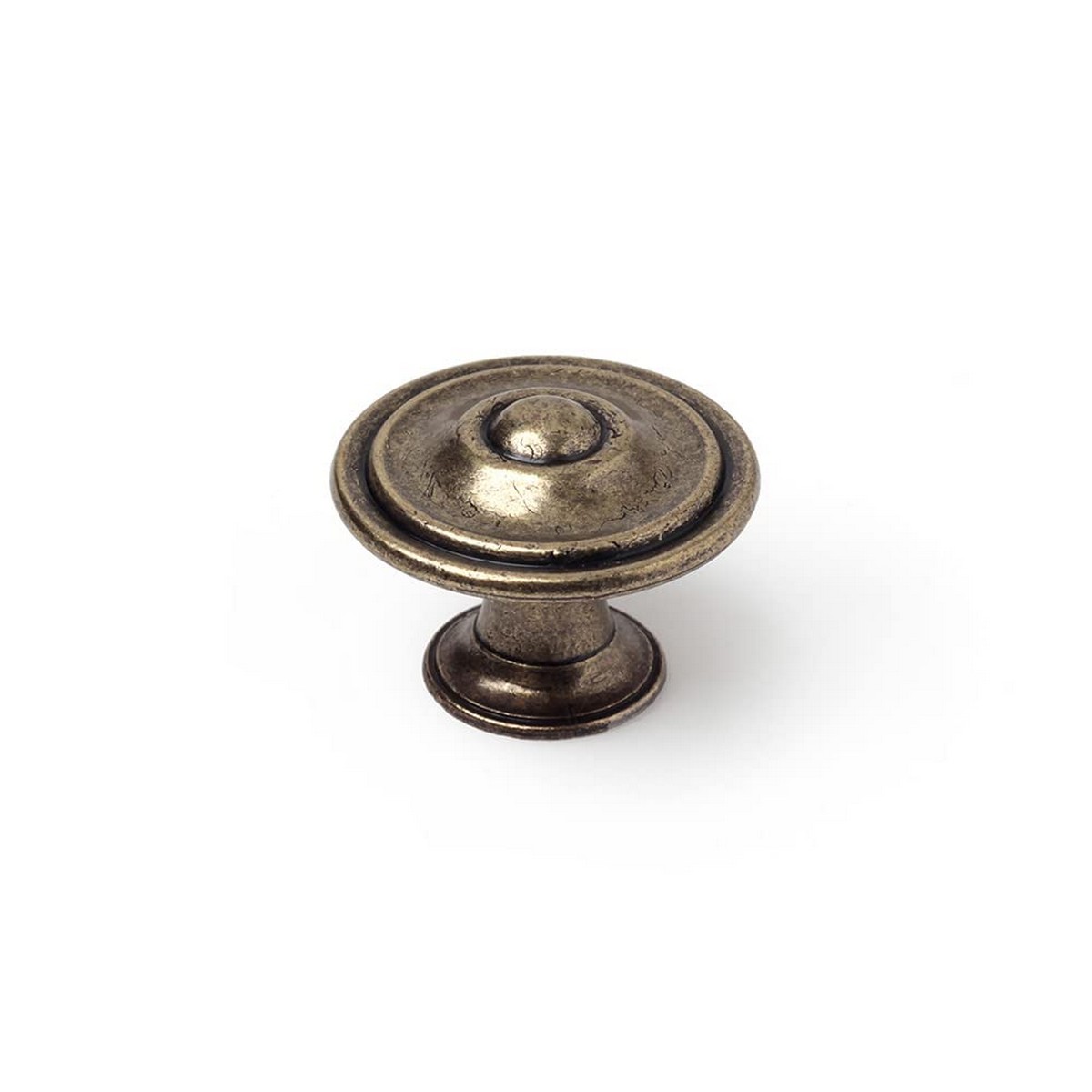 Dörrhandtag Rei Metall Utsliten Ø 35 x 26 mm Rund Antikbehandlad 4 Delar - 2