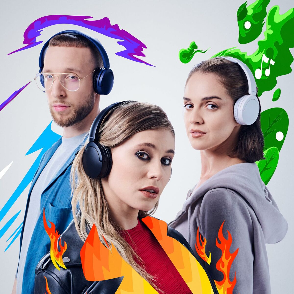 Hörlurar med Mikrofon Panasonic RBHF630BEW BLAN Vit - 2