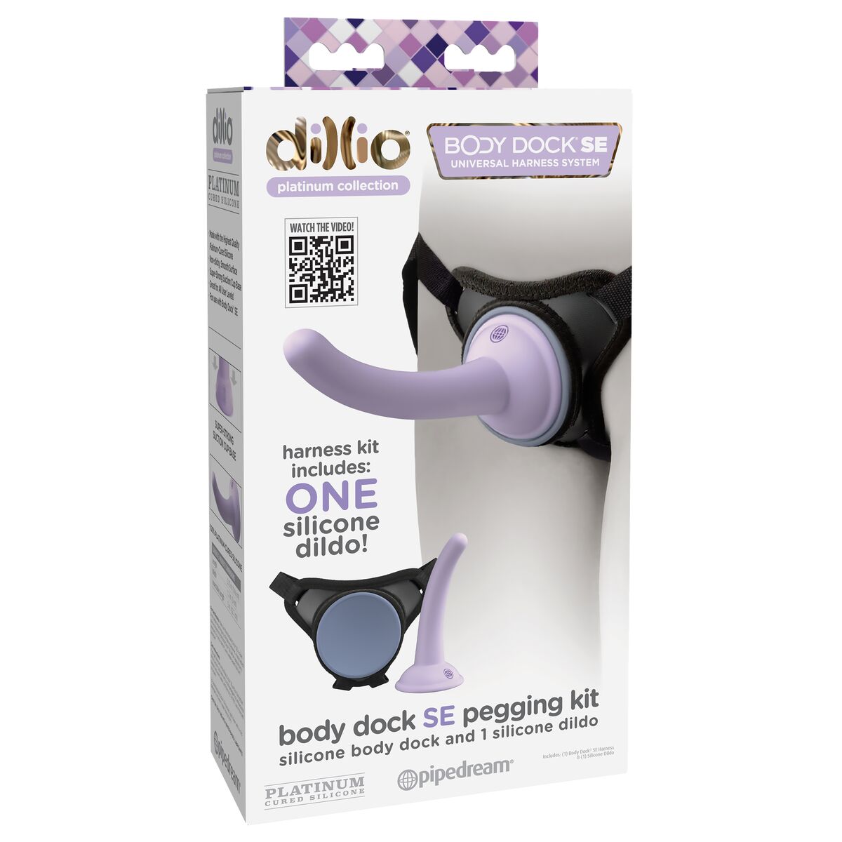 Strap-on dildo Pipedream Dillio Platinum - 6