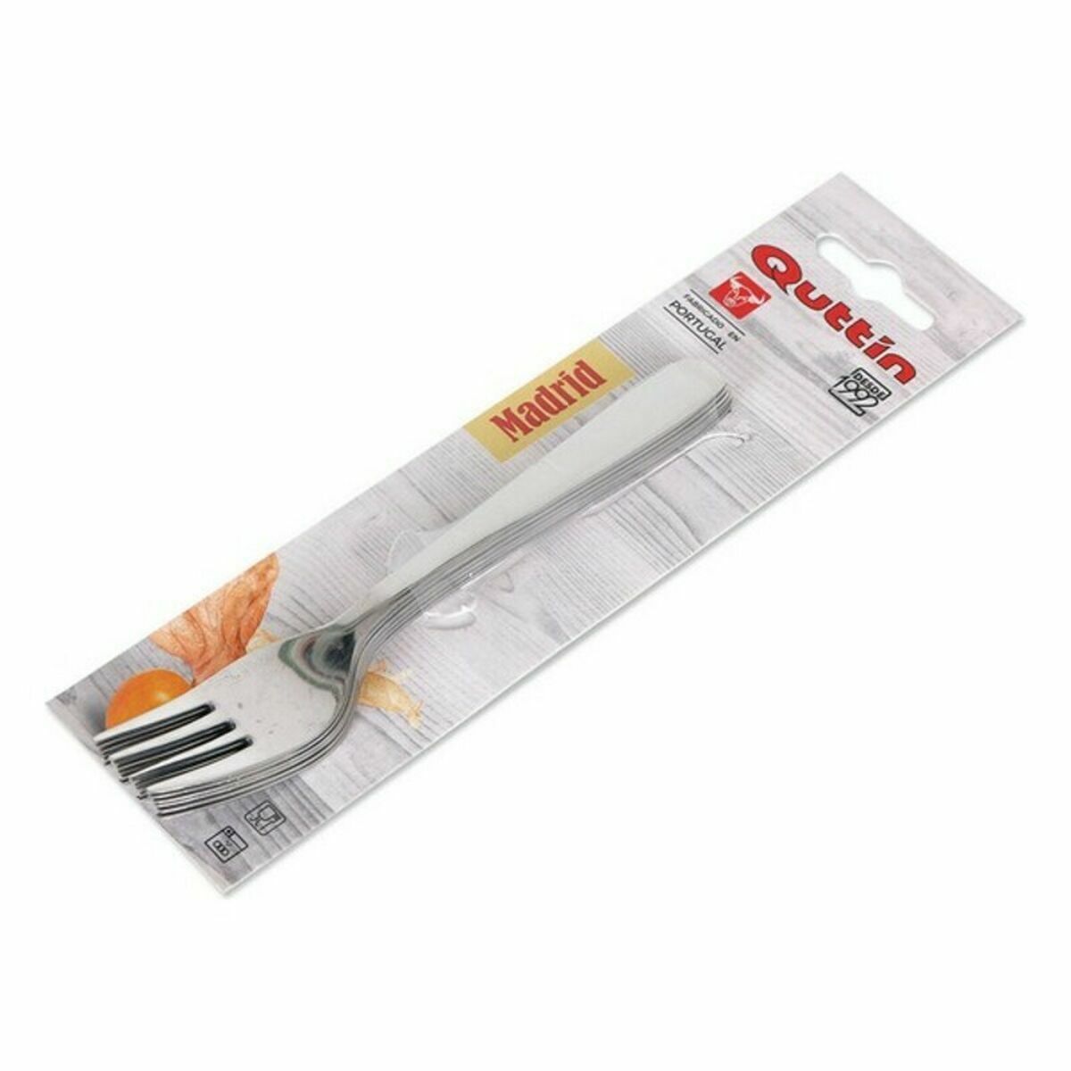 Set med dessertgafflar Quttin Madrid (6 pcs) 14,5 x 2 x 1 cm 6 Delar (12 antal) - 2
