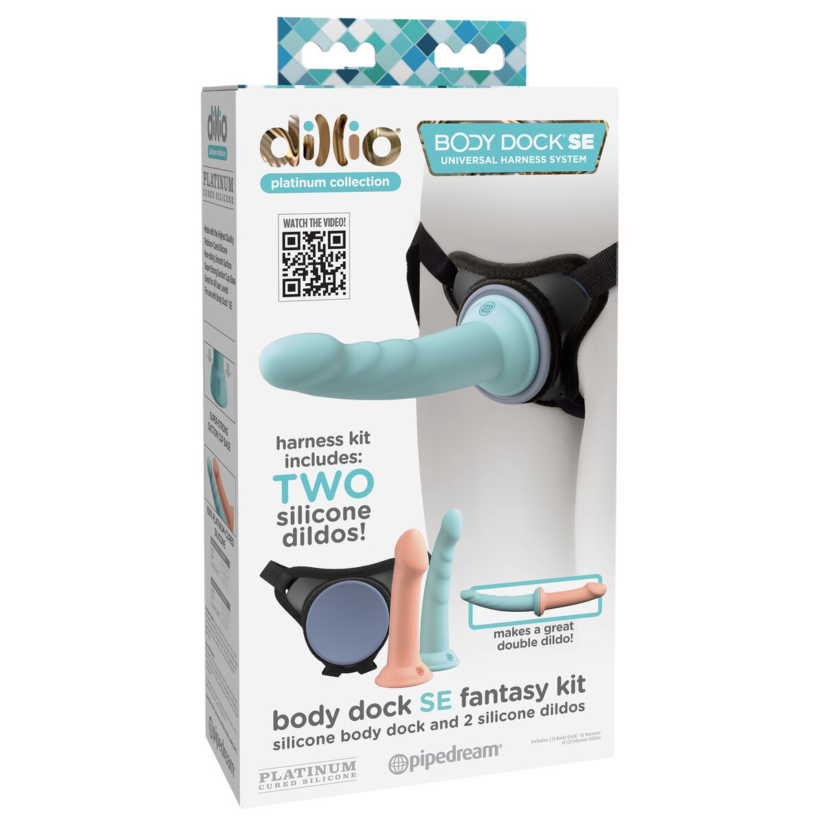 Strap-on dildo Pipedream Dillio Platinum - 7