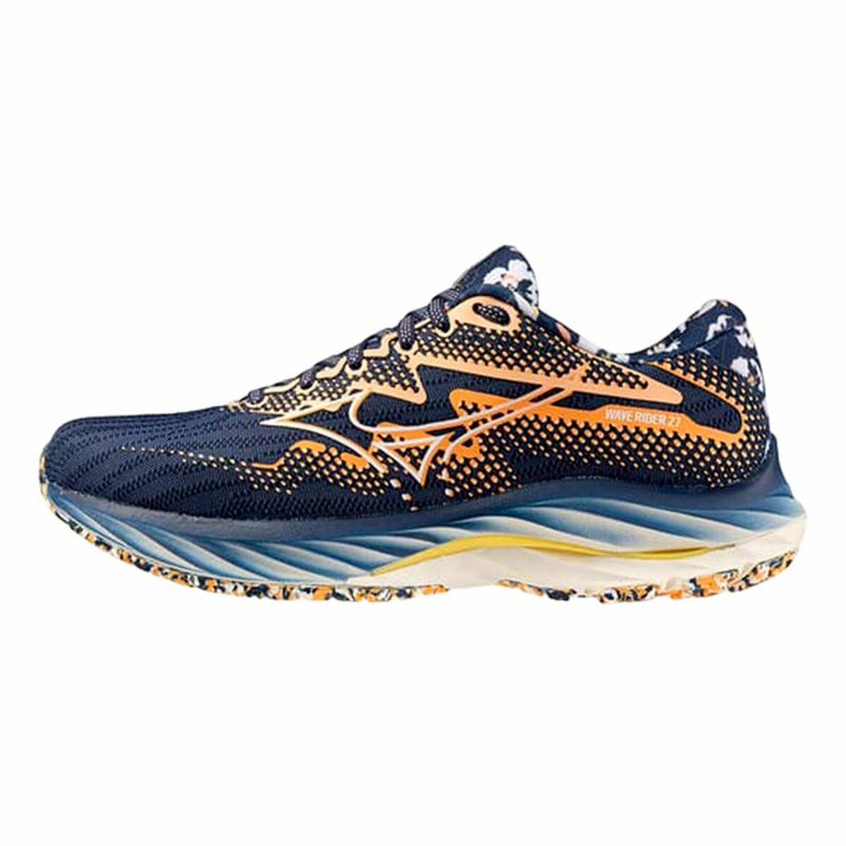 Gymnastiksko, Dam Mizuno Wave Rider 27 Blå - 2
