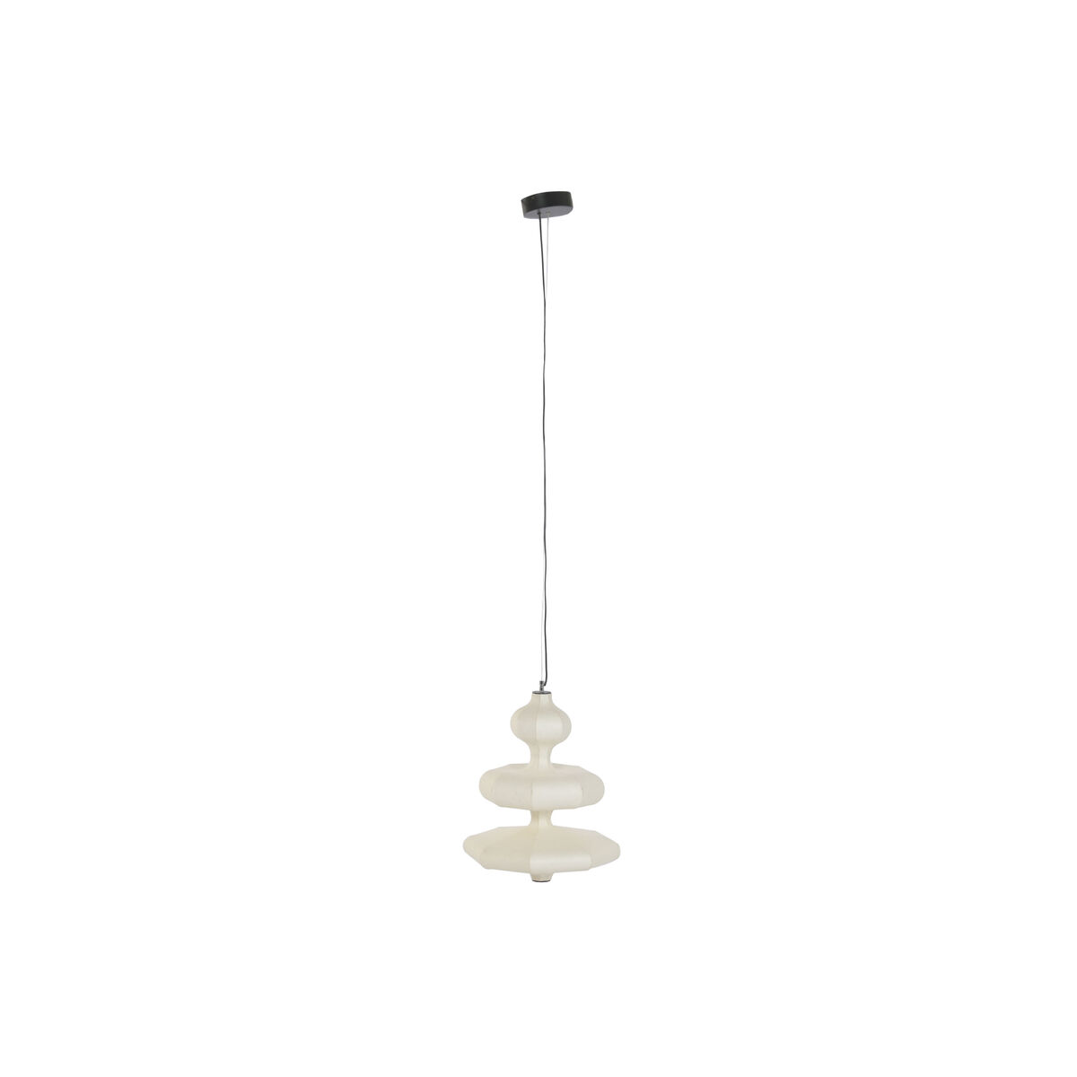 Taklampa Home ESPRIT Vit Papper Stål 50 X 50 X 60,6 CM