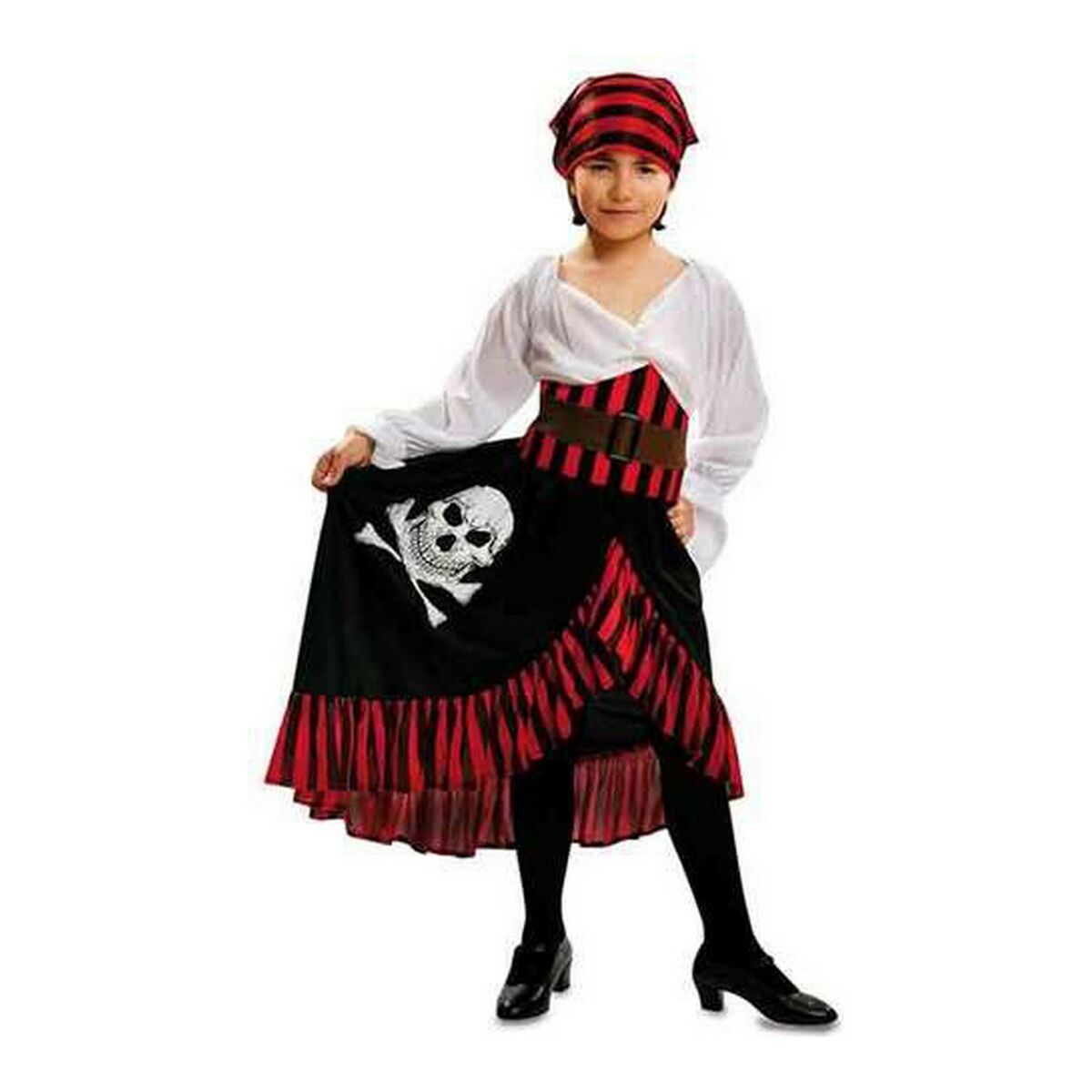Maskeraddräkt för barn My Other Me Pirate 3-4 år (4 Delar) - 3