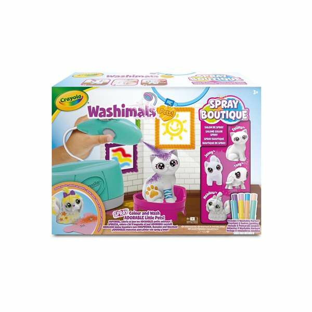 Spel Rita och Måla Crayola Boutique Washimals Pets - 4