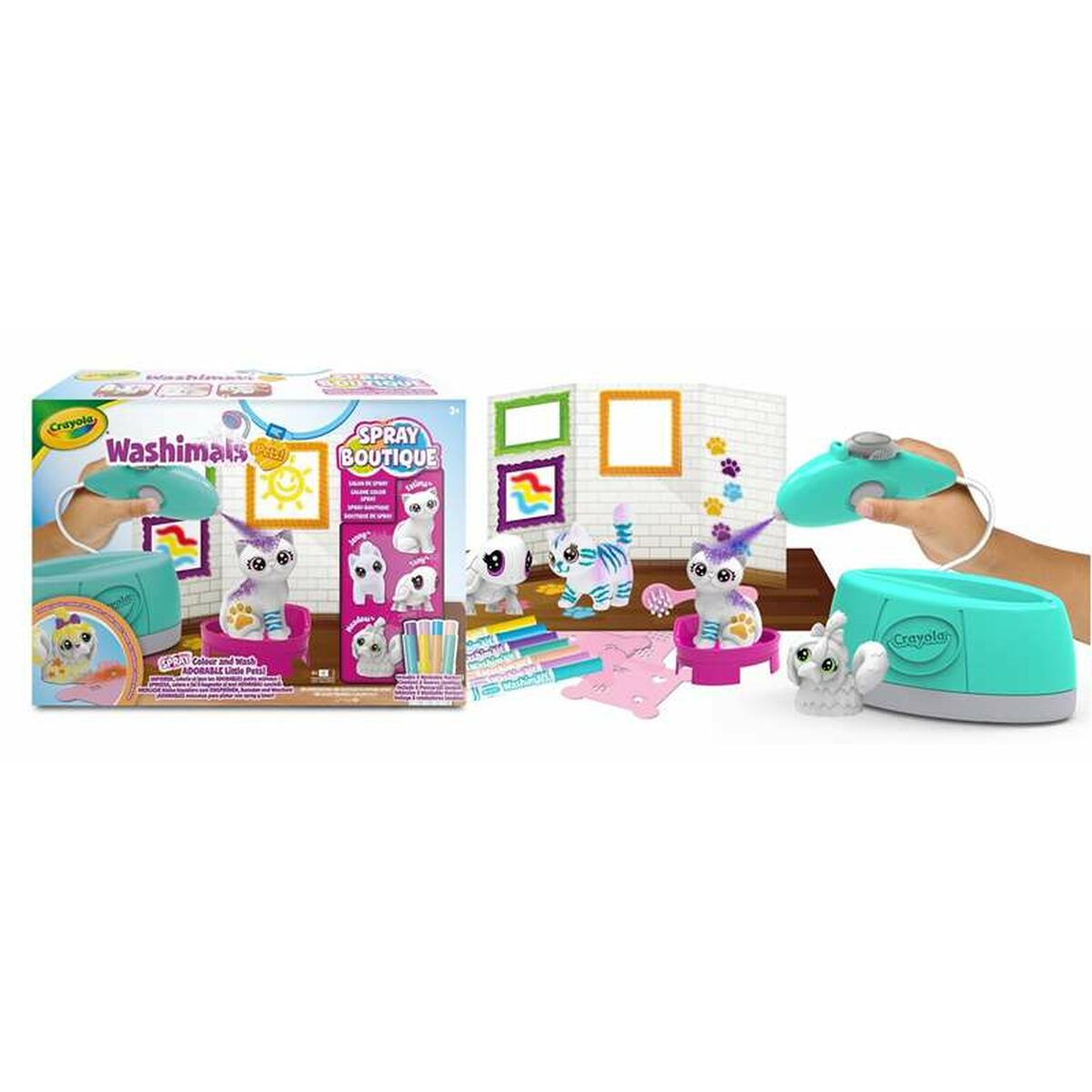 Spel Rita och Måla Crayola Boutique Washimals Pets - 6