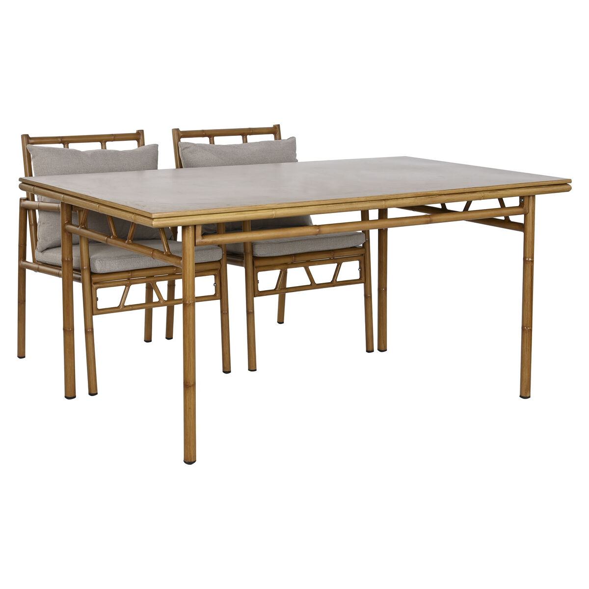 Trädgårdsmöbler Home ESPRIT Beige 160 x 90 x 75 cm 83 cm (5 Delar) - 8