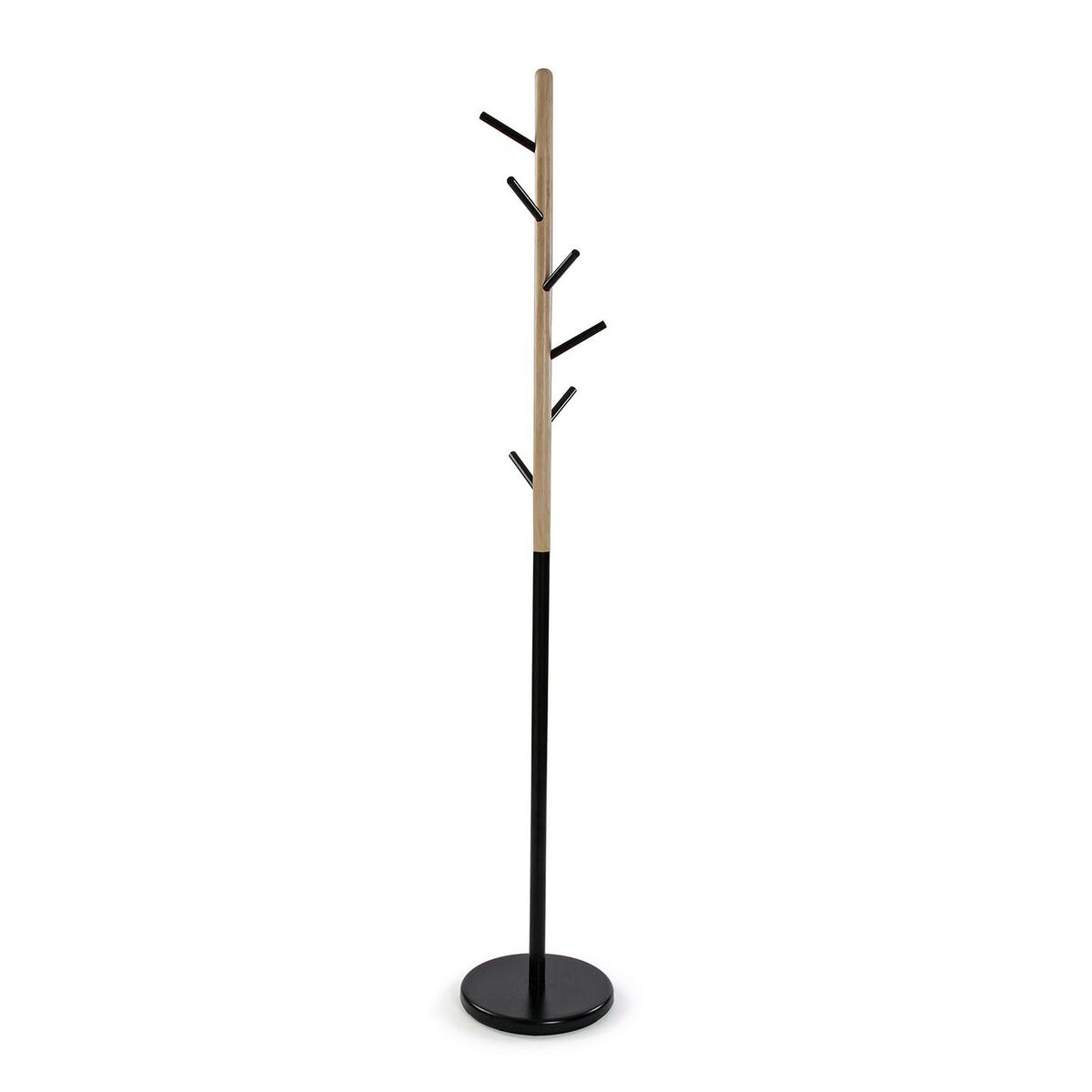 Hattställ Versa Svart Metall Escandinavo/Nórdico 28 x 180 x 28 cm