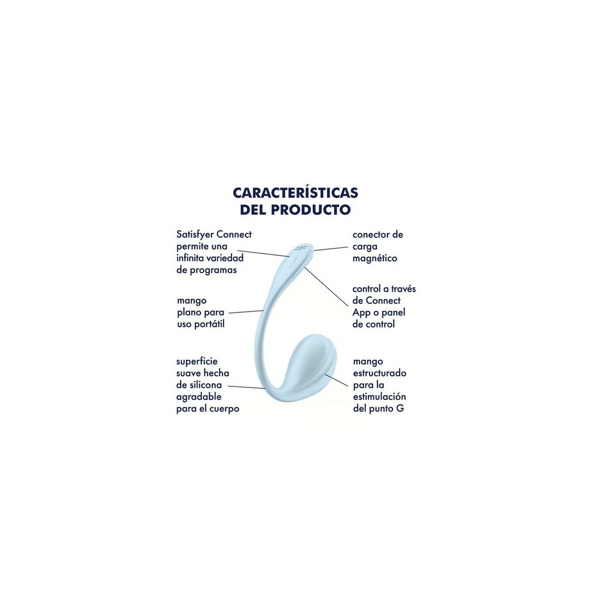G-spotvibrator Satisfyer Blå - 3