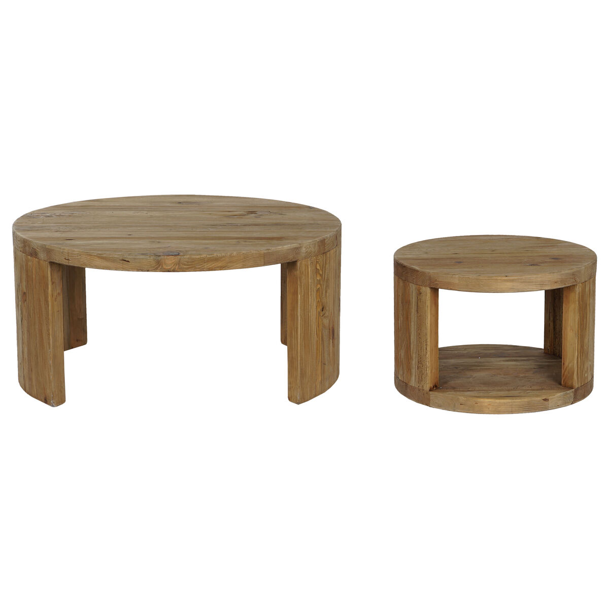 2-bordsset Home ESPRIT Trä 99 x 99 x 48 cm - 3