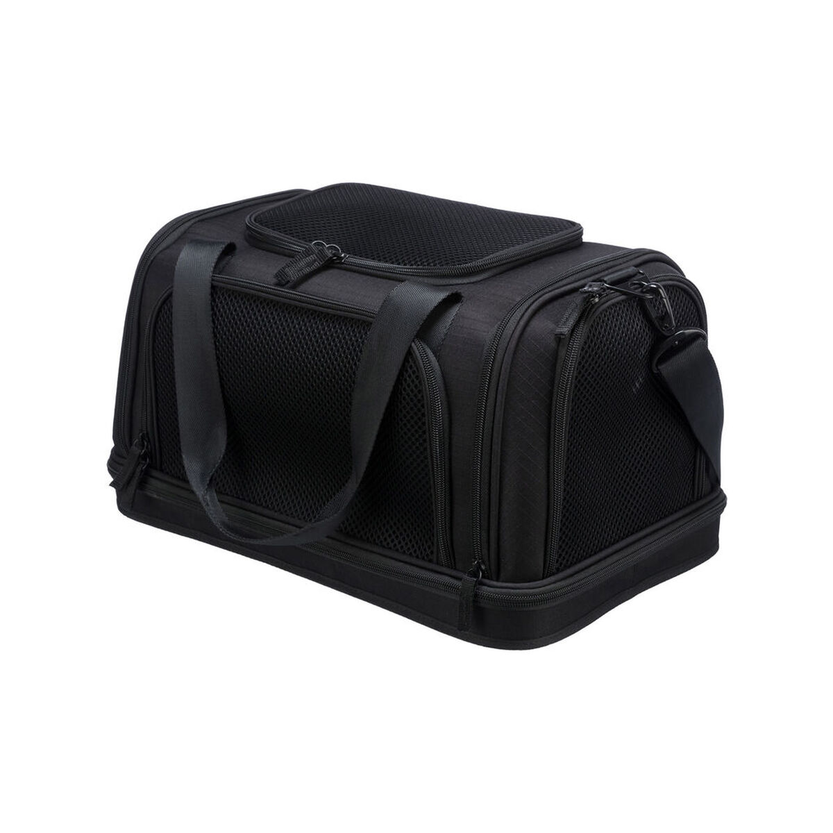 Handväska för husdjur Trixie Airline Plane Svart 28 × 25 × 44 CM - 9