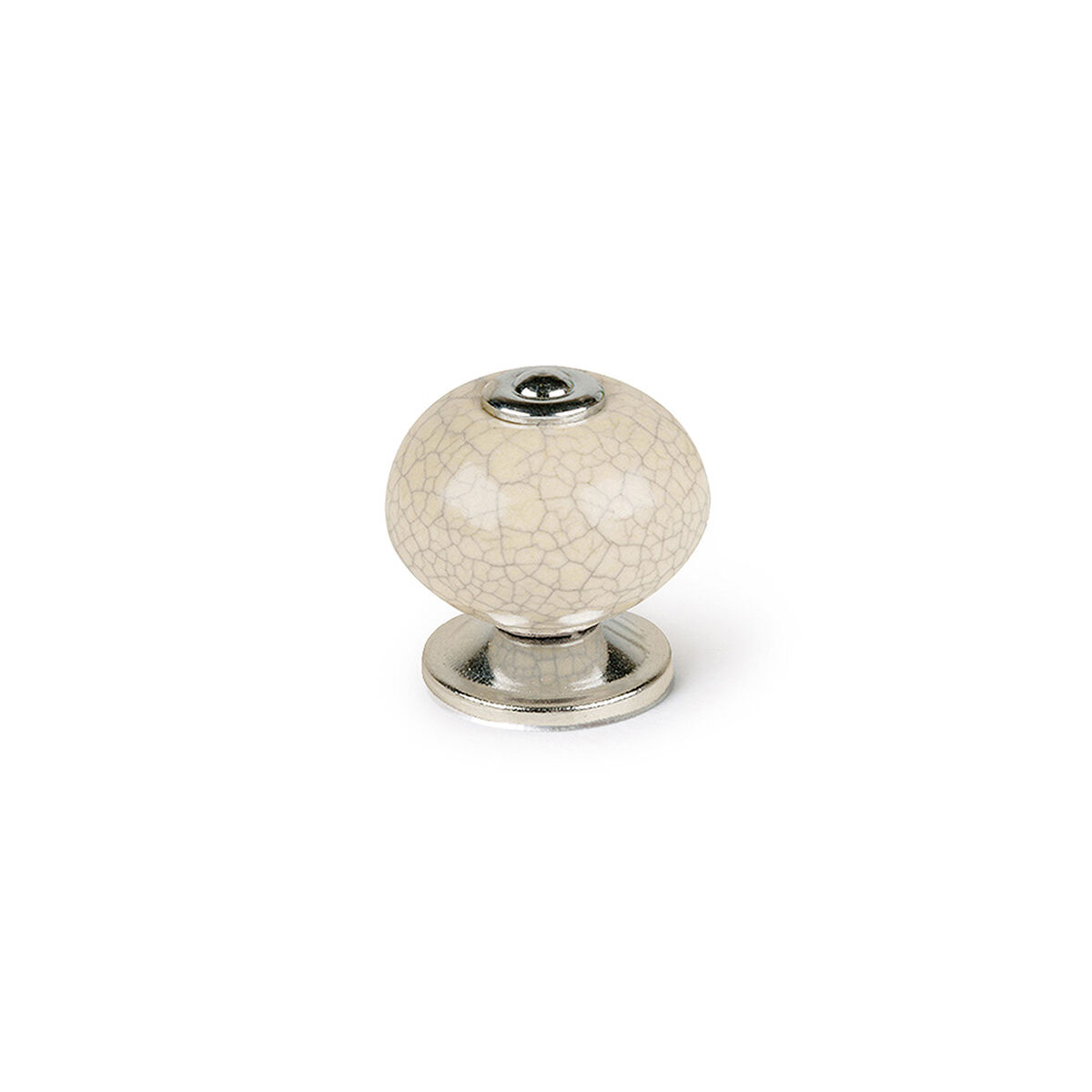 Dörrhandtag Rei Vit Metall Ø 40 x 36 mm 4 Delar