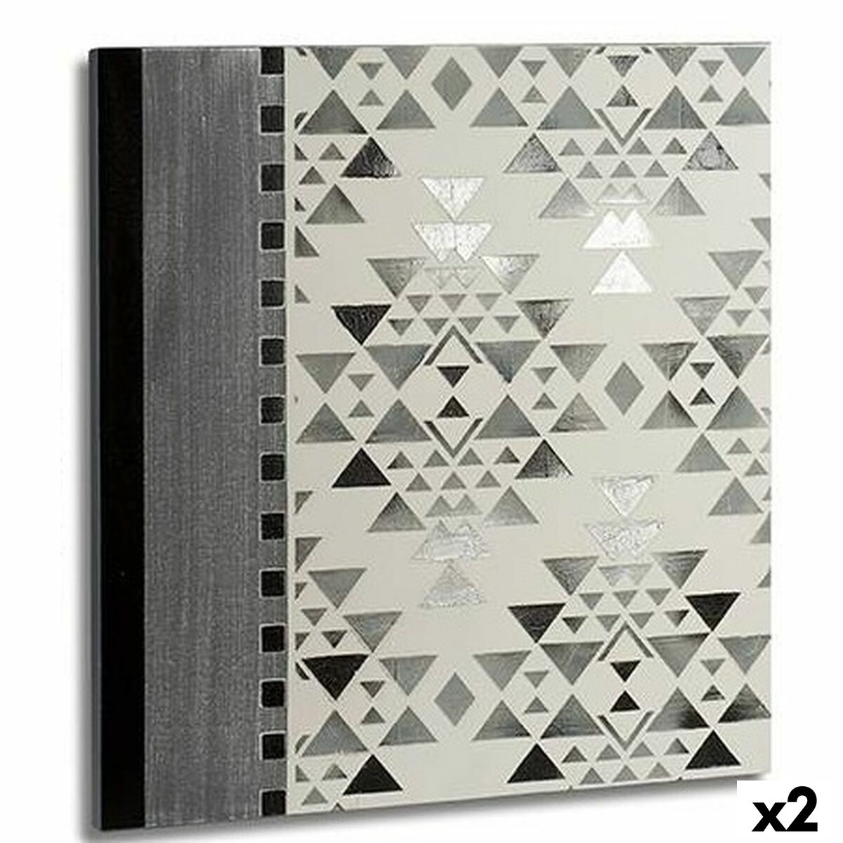 Tavla Gift Decor 78 x 2,5 x 78 cm Etnisk (2 antal)