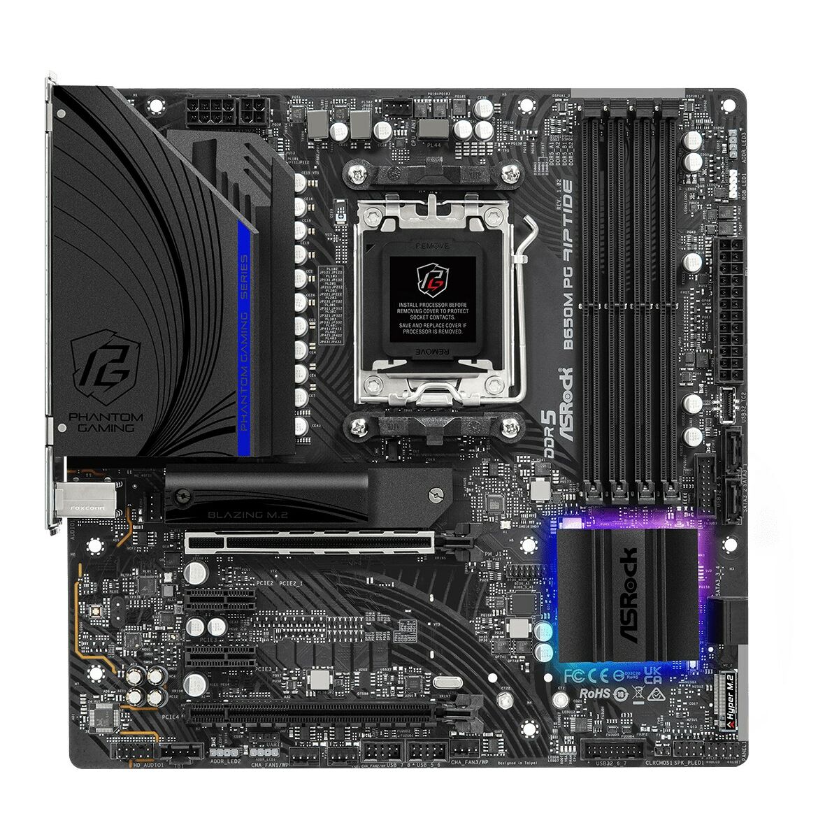 Moderkort ASRock B650M PG Riptide AMD B650 AMD AM5 - 2