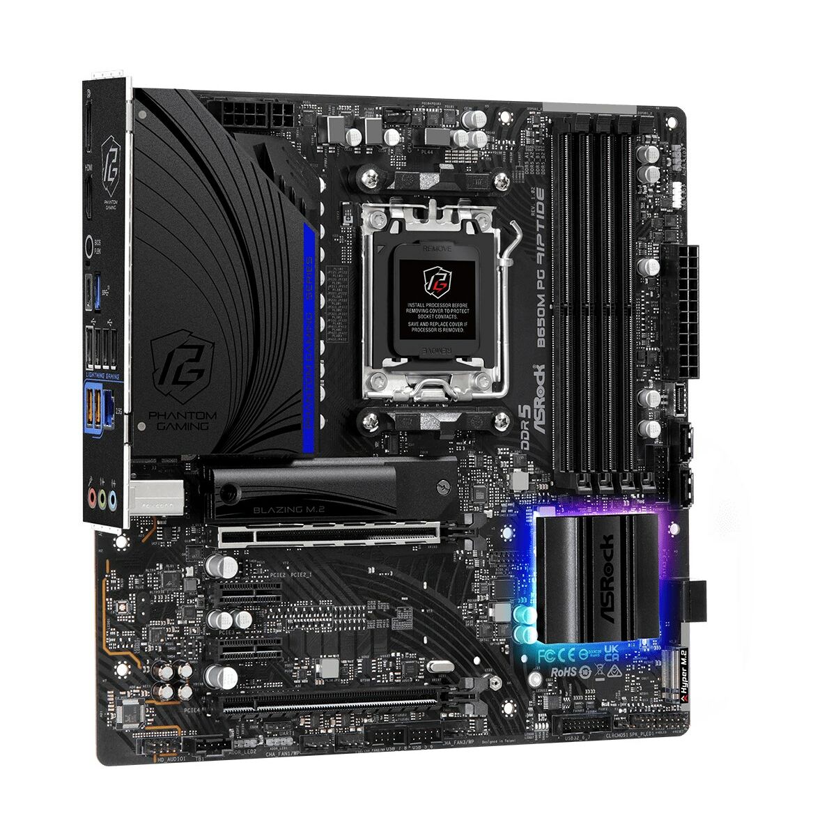 Moderkort ASRock B650M PG Riptide AMD B650 AMD AM5 - 5