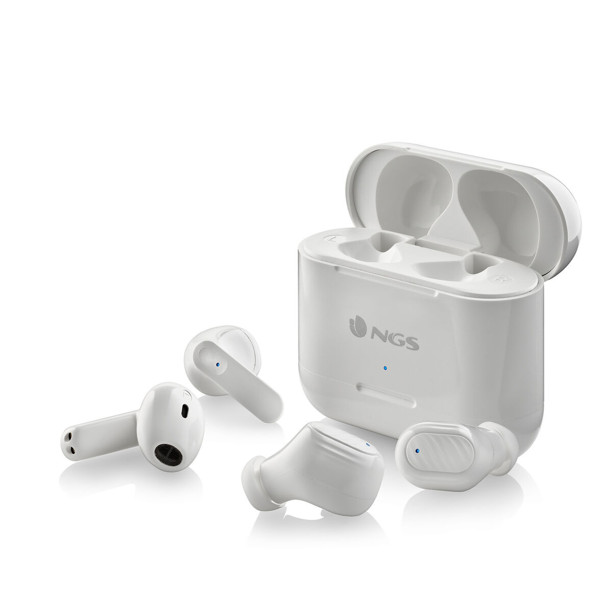 Bluetooth Hörlurar med Mikrofon NGS ARTICA DUO Vit - 2