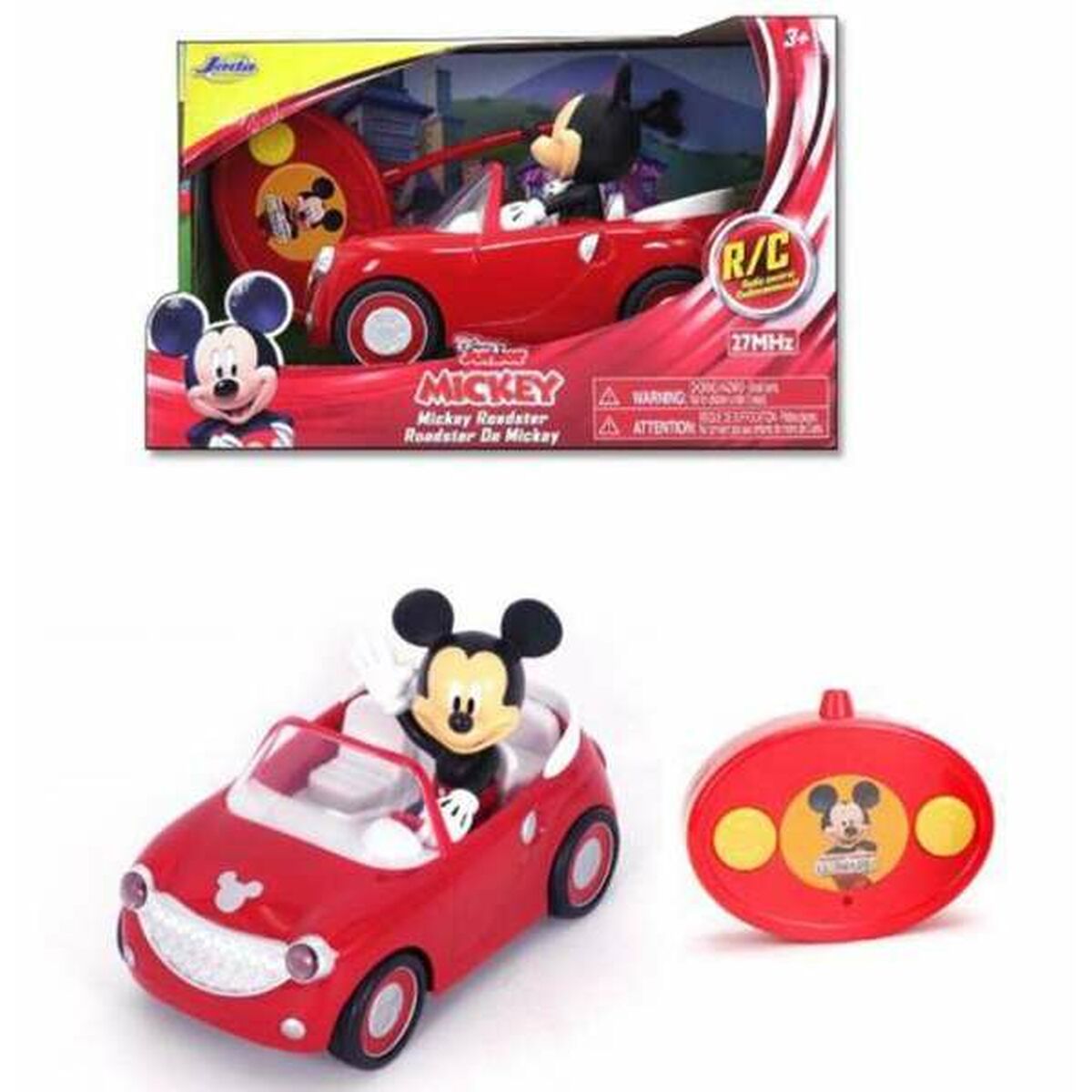 Radiostyrd bil Mickey Mouse Roadster 27 MHz - 2
