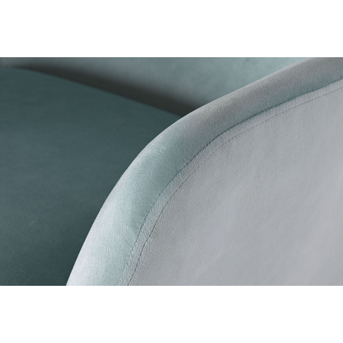 Gungstol Home ESPRIT Svart Himmelsblå Polyester Metall 68 x 90 x 92 cm - 4