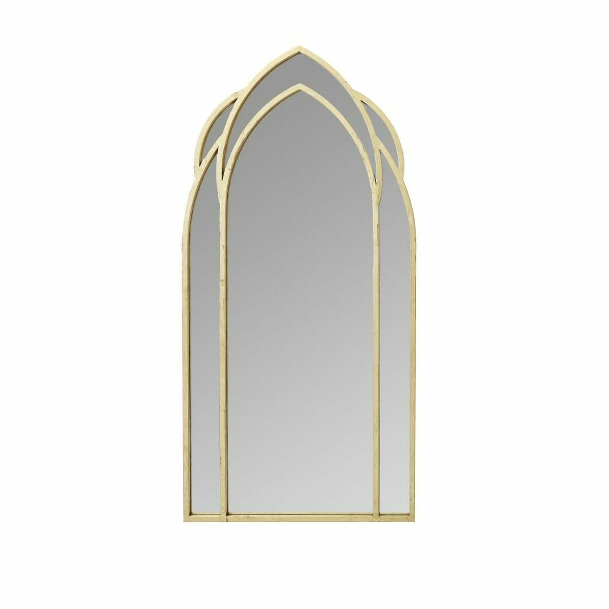 Väggspegel DKD Home Decor Gyllene Metall Arab (60 x 2,5 x 119,4 cm) - 3