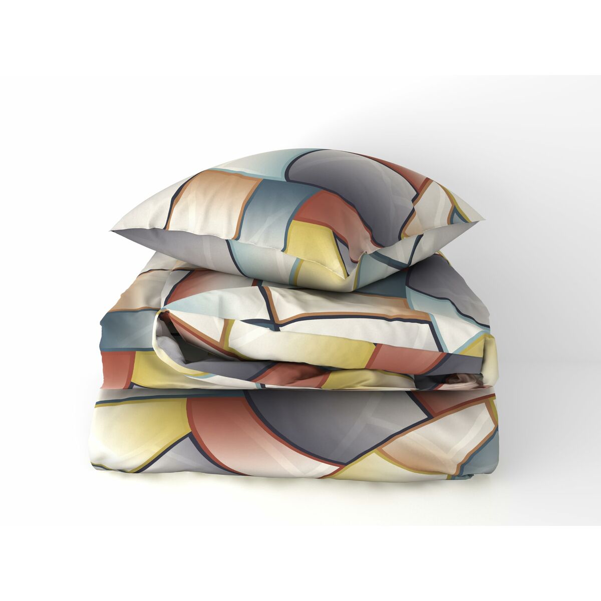 Påslakan Pierre Cardin Lucas Brun 144 Trådar 150 x 230 cm - 4