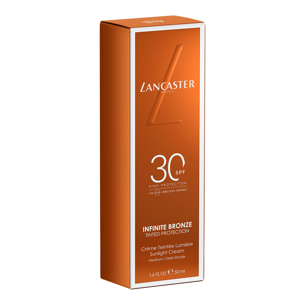 Solskydd med färg Lancaster Spf 30 50 ml Beige