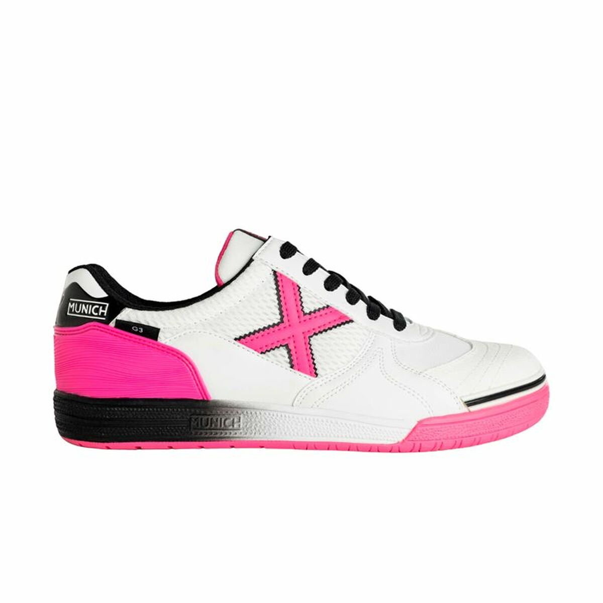 Fotbollsskor för inomhusbruk för vuxna Munich G-3 Indoor 382 Män Fuchsia - 8