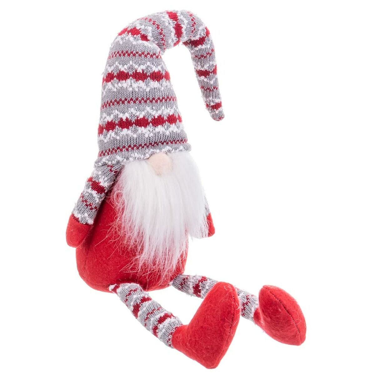Julgranskula Röd Multicolour Sand Tyg 60 cm - 4